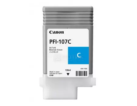 Картридж струйный Canon PFI-107 C голубой для Canon 6706B001