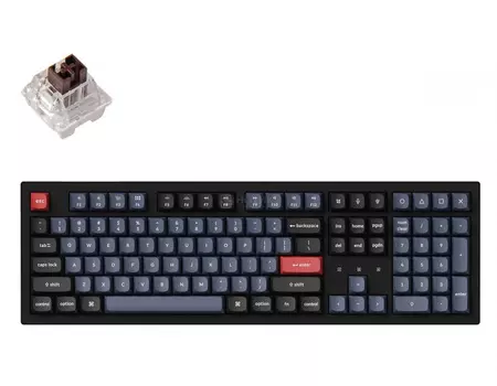 Клавиатура беспроводная механическая Keychron K10 Pro (Hot-Swappable), Keychron K Pro Brown Switch, Bluetooth, RGB, 4000мАч, Черный K10PH3 K10P-H3