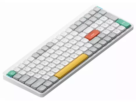 Клавиатура беспроводная механическая Nuphy AIR96, low profile gateron 2.0, Daisy Switch, Bluetooth, RGB подсветка, 4000мАч, Белый AIR96-W-22