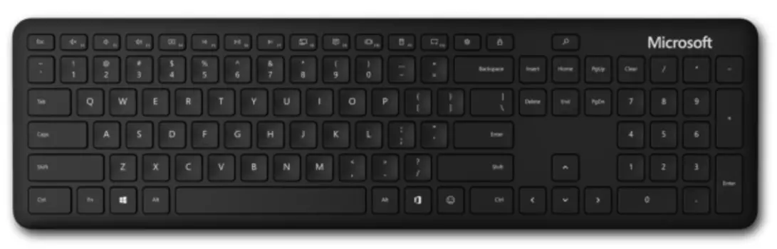 Клавиатура беспроводная Microsoft Bluetooth Keyboard, Черный QSZ-00011