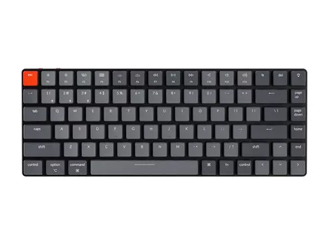 Клавиатура механическая беспроводная Keychron K3, Bluetooth, Red Switch, Черный/Серый K3D1