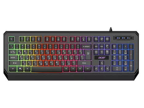 Клавиатура проводная Acer OKW300, USB, подсветка, Черный ZL.KBDCC.019