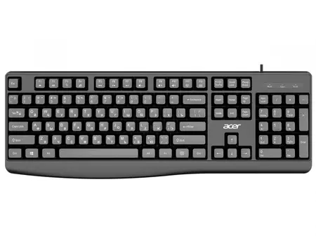 Клавиатура проводная Acer OKW301, USB, Черный ZL.KBDCC.01A