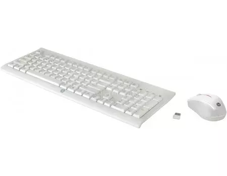 Комплект беспроводной клавиатура+мышь HP C2710 Combo Keyboard, Белый M7P30AA