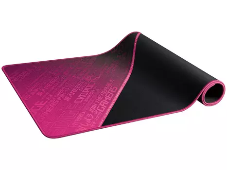 Коврик для мыши игровой ASUS ROG Sheath Electro Punk, 900x440 мм, Черный/Розовый 90MP01Z0-BPUA00
