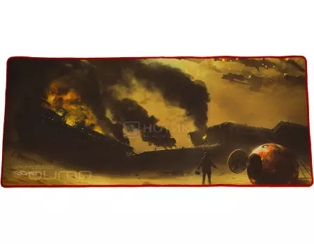 Коврик для мыши игровой Qumo Iron Sky, 800x350 мм, Рисунок 22489