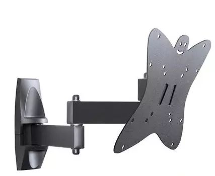 Кронштейн Holder LCDS-5038 METALLIC 20-37” макс.30кг,VESA: 75x75, 100x100, 200x100, 200x200, Настенный поворот и наклон. Серый