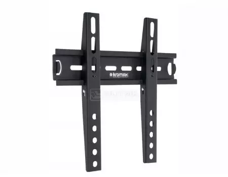 Кронштейн Kromax VEGA-13 new, 15"-42" макс.35кг,VESA: 75x75, 100x100, 200x100, 200x200, Черный, Настенный ультраплоский 24042