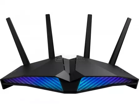 Маршрутизатор ASUS RT-AX82U, 4xLAN, 1xWAN, 1xUSB 3.0, 4G ready, WiFi 802.11ax до 4804 Мбит/с (2,4 и 5 ГГц), Черный RT-AX82U