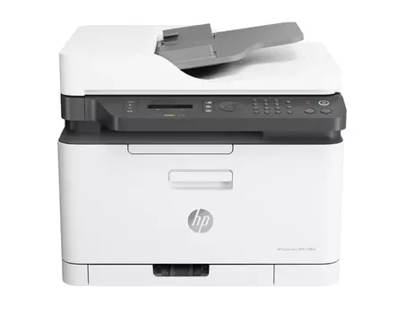 МФУ лазерное цветное HP Color LaserJet MFP 179fnw A4, ADF, 18/4 стр/мин Wi-Fi, USB 2.0, RJ-45, факс, Белый\Черный 4ZB97A