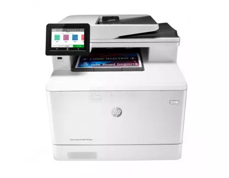 МФУ лазерное цветное HP Color LaserJet Pro M479fdw A4, ADF, Duplex 27/27 стр/мин Wi-Fi, USB 2.0, RJ-45, факс, Белый\Черный W1A80A