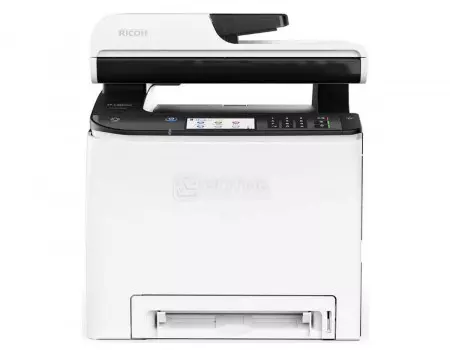 МФУ лазерное цветное Ricoh SP C261SFNw, A4, 20/20 стр/мин, ADF, USB, Wi-Fi, RJ-45, Duplex, Факс, NFC, Белый 408237