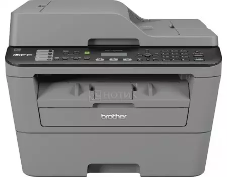 МФУ лазерное монохромное Brother MFC-L2700DWR, A4, ADF, 26стр/мин, 32Мб, факс, USB, LAN, WiFi, Черный MFCL2700DWR1