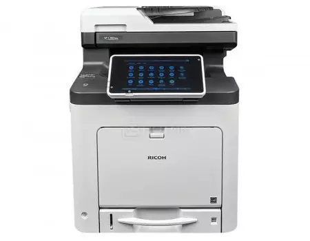 МФУ светодиодное цветное Ricoh SP C361SFNw, A4, 30/30 стр/мин, ADF, USB, Wi-Fi, RJ-45, Duplex, Факс, NFC, Белый 408175