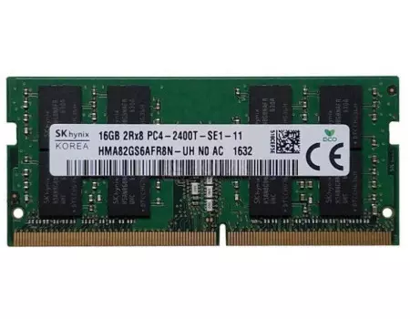 Модуль памяти Hynix SO-DIMM DDR4 16ГБ PC4-19200 2400MHz 1.2V, CL17, HMA82GS6AFR8N-UH