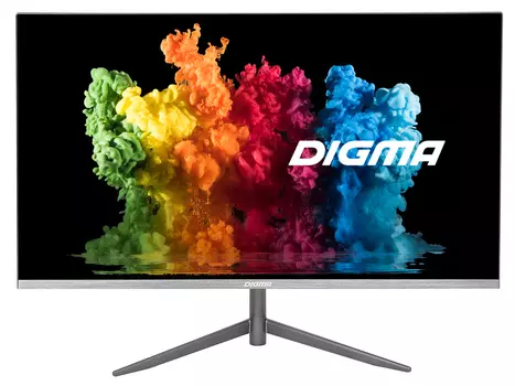 Монитор 23.8” DIGMA DM-MONF2410, FHD, IPS, HDMI, DP, VGA, Черный/Серый DM-MONF2410