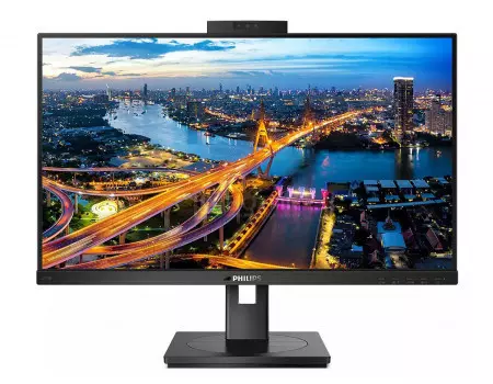 Монитор 23,8" Philips 243B1JH, FHD, IPS, 2xHDMI, DP, Camera, RJ-45, 1xUSB Type-C, 5xUSB 3.2 Черный 243B1JH/00