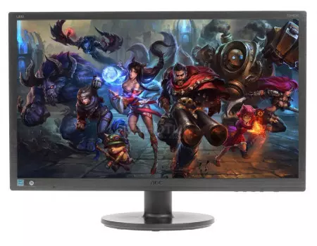 Монитор 24" AOC E2460SH, FHD, TN, HDMI, DVI, VGA Черный E2460SH