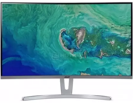 Монитор 27" Acer ED273Awidpx, FHD, VA, Curved, DP, HDMI, DVI, Белый UM.HE3EE.A01