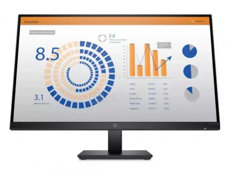 Монитор 27" HP P27q G4, QHD, IPS, HDMI, VGA, Черный 8MB11AA