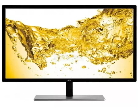 Монитор 28" AOC U2879VF, UHD, TN, HDMI, VGA, DP, DVI, Черный U2879VF