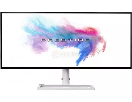 Монитор 34" MSI Prestige PS341WU, WUHD, IPS, 2xHDMI, DP, 1xUSB Type-C, 4xUSB 3.2, Белый 9S6-3DA19A-003