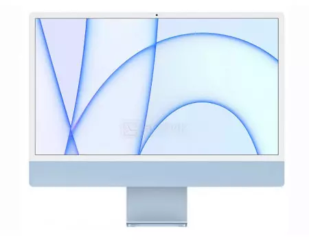 Моноблок Apple iMac 24 MGPK3RU/A Blue (23.50 Retina/ M1 M1 3200MHz/ 8192Mb/ SSD / Apple 8-core Graphics 64Mb) Mac OS X 11.3 (Big Sur) [MGPK3RU/A]