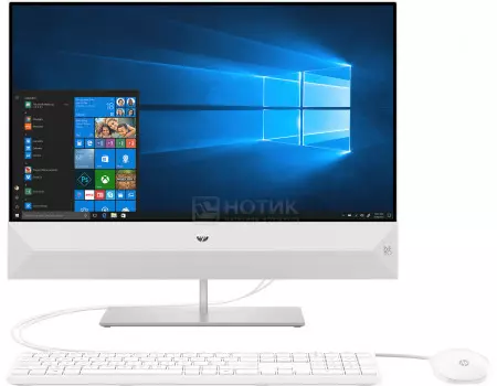 Моноблок HP Pavilion 24-xa0015ur (23.80 IPS (LED)/ Ryzen 3 2300U 2000MHz/ 4096Mb/ HDD 1000Gb/ AMD Radeon Vega 6 Graphics 64Mb) MS Windows 10 Home (64-bit) [4UG78EA]