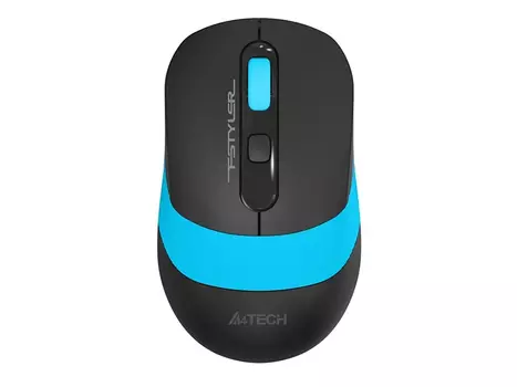 Мышь беспроводная A4Tech Fstyler FG10, 2000dpi, Wireless/USB, Черный/Синий FG10 BLUE