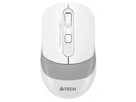 Мышь беспроводная A4Tech Fstyler FG10CS Air, 2000dpi, Wireless/USB, Белый/Серый FG10CS AIR GRAYISH WHITE