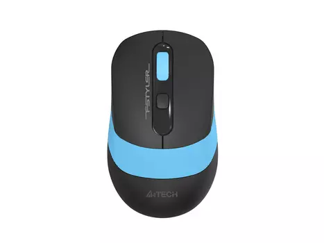 Мышь беспроводная A4Tech Fstyler FG10S, 2000dpi, Wireless/USB, Черный/Синий, FG10S BLUE