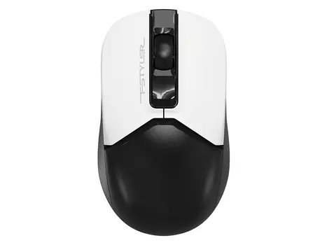 Мышь беспроводная A4Tech Fstyler FG12S, 1200dpi, Wireless/USB, Черный/Белый FG12S PANDA