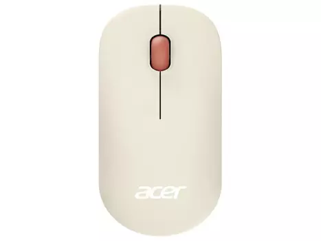 Мышь беспроводная Acer OMR200, 1200dpi, Wireless/USB, Бежевый ZL.MCEEE.022