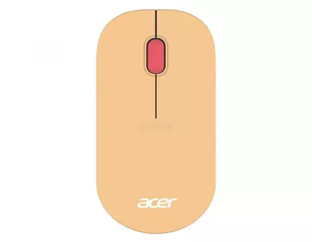Мышь беспроводная Acer OMR205, 1200dpi, Wireless/USB, Розовый/Бежевый ZL.MCEEE.02L