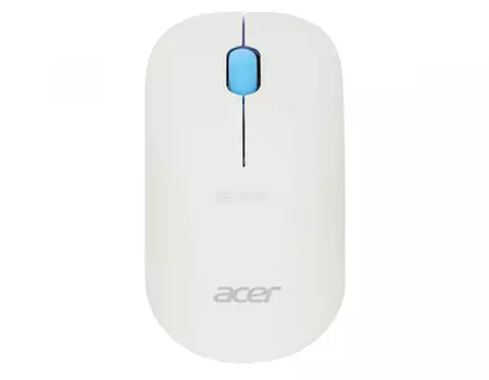 Мышь беспроводная Acer OMR205, 1200dpi, Wireless/USB, Белый/Голубой ZL.MCEEE.02H