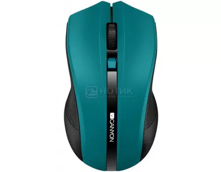 Мышь беспроводная Canyon CNE-CMSW05G, 1600dpi, Зеленый CNE-CMSW05G