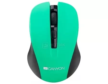 Мышь беспроводная Canyon MW-1 CNE-CMSW1, 800/1200/1600dpi, Зеленый CNE-CMSW1GR