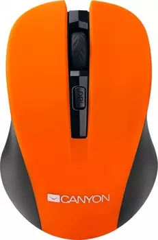 Мышь беспроводная Canyon MW-1 CNE-CMSW1, 800/1200/1600dpi, Оранжевый CNE-CMSW1O