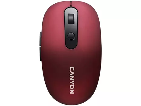 Мышь беспроводная Canyon MW-9, 1500dpi, Bluetooth/Wireless, Красный CNS-CMSW09R
