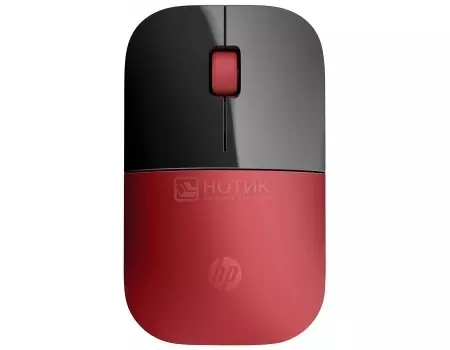 Мышь беспроводная HP Z3700 Red, 1200dpi, Красный V0L82AA