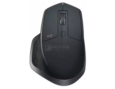 Мышь беспроводная Logitech MX Master 2S GRAPHITE, 4000dpi, Bluetooth/USB, Темно-серый, 910-005139