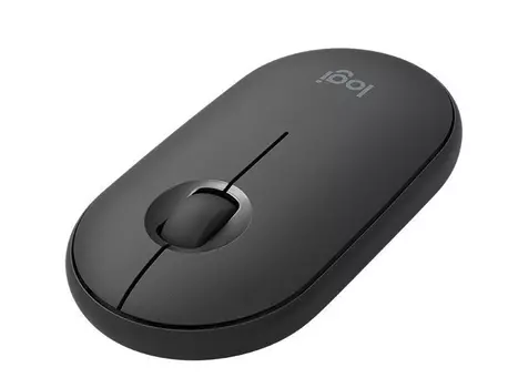 Мышь беспроводная Logitech Pebble M350, 1000dpi, Bluetooth, Wireless/USB, Графит, 910-005718