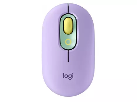 Мышь беспроводная Logitech POP Mouse, 4000dpi, Bluetooth, Сиреневый/Мятный, 910-006547