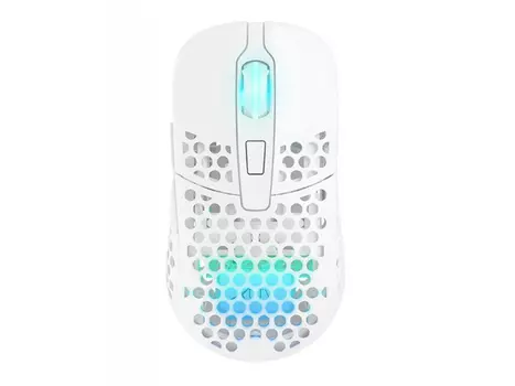 Мышь беспроводная Xtrfy M42 RGB Wireless, 19000 dpi, Wireless/USB, 500 мАч, M42W-RGB-WHITE, Белый