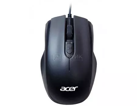 Мышь проводная Acer OMW020,1600dpi, USB, Черный ZL.MCEEE.004