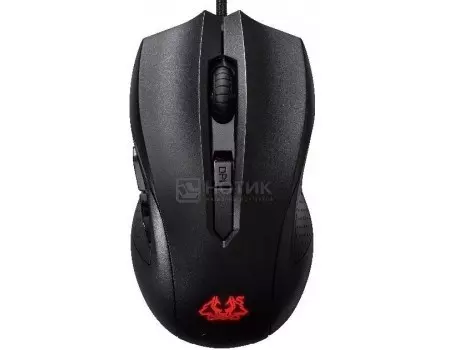 Мышь проводная Asus ROG Cerberus, 2500 dpi, 90YH00Q1-BAUA00, Черный