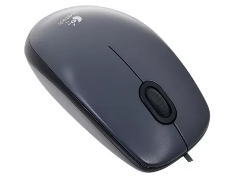 Мышь проводная Logitech M90 Black EER2, 1000dpi Черный/Серый (910-001794) RTL