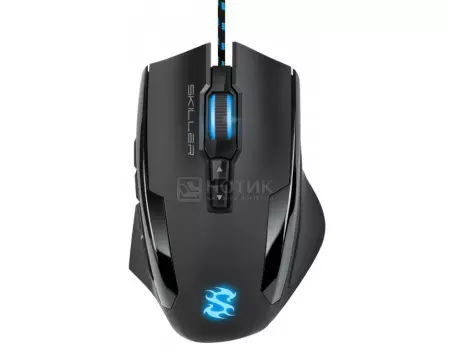 Мышь проводная Sharkoon Skiller SGM1, USB, 10800dpi, SKILLER-SGM1 Черный