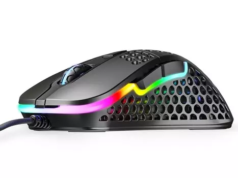 Мышь проводная Xtrfy M4 RGB, 16000 dpi, XG-M4-RGB-BLACK, Черный