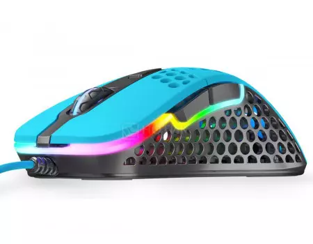 Мышь проводная Xtrfy M4 RGB, 16000 dpi, XG-M4-RGB-BLUE, Синий